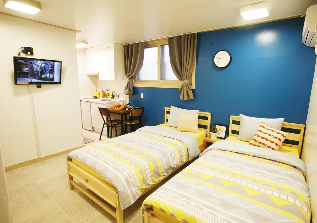 Travelers Planet Studio Type Hostel سيول الغرفة الصورة